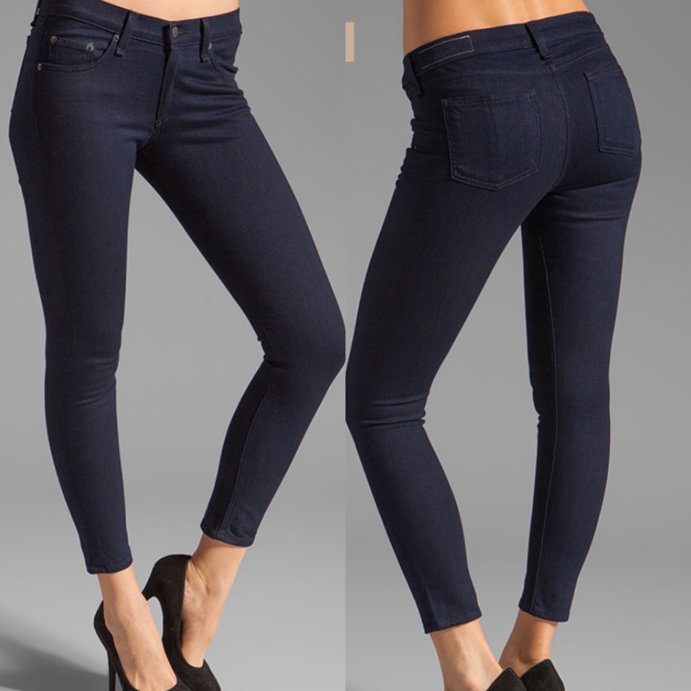 Rag & Bone Capri Jeans In Indigo